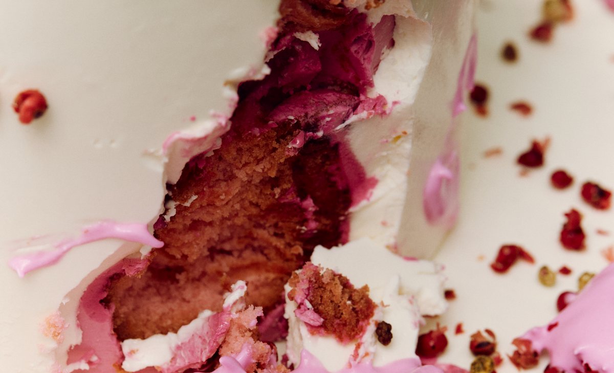 Rose Cream Cake